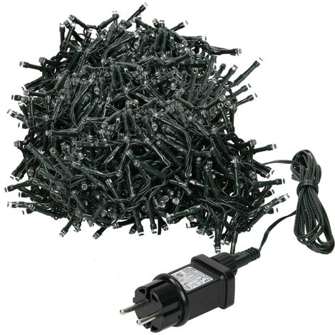 ECD Germany Cadena de Luces 36m 1800 LEDs 8 Modos Multicolor Alimentación 230V con Enchufe  Iluminación Impermeable IP44 para Interior Exterior Decoración Árbol Navidad Guirnalda con Temporizador