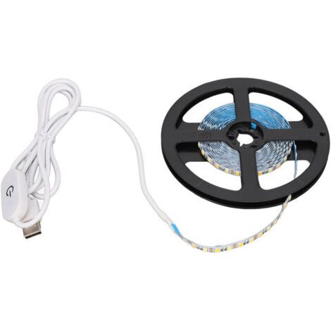 Miroir de Maquillage LED 9.8Ft avec Ruban Lumineux Flexible, Contrôle Tactile et Dimmable, Alimentation USB (1/5)