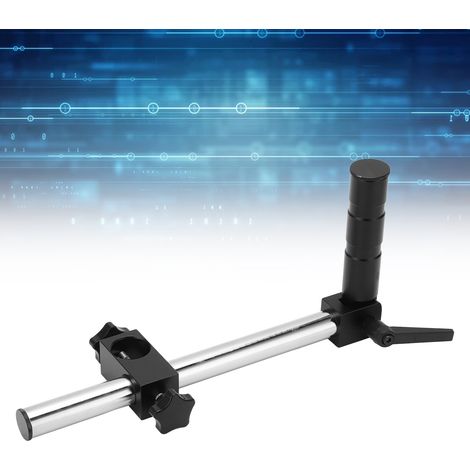 Verstellbarer, mehrachsiger, ausziehbarer Metallarm für Videoelektronenmikroskope, einarmiger Kardanring geeignet für trinokulare Stereomikroskope und industrielle Videokameras, 32 mm. (1/5)