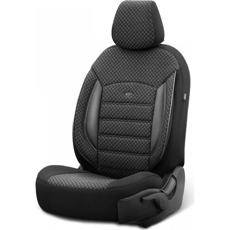 Ensemble de housses de siège auto – Tissu d'ameublement haut de gamme – Compatible avec airbags latéraux – Protection contre salissures et éraflures – Tresice France