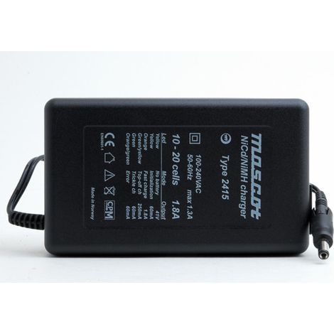 Mascot - Chargeur NiCd/NiMH 10 à 20 cellules/1.8A 110-230V Mascot 2415 (1/5)