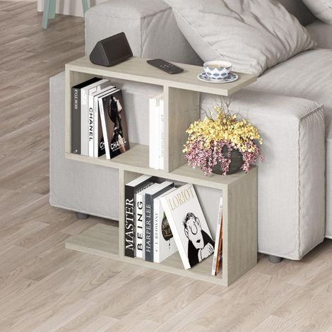 Table basse travertin beige 60x19.5x60H Homemania (1/5)