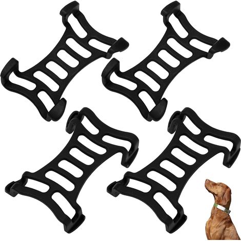 Lot de 4 supports de pince en caoutchouc pour traceur d'animaux domestiques (1/5)