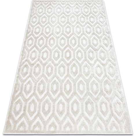 Teppich SANTO SISAL 58380 Hexagon beige beige 120x170 cm