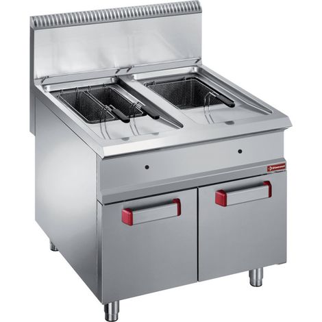 Friteuse gaz 2 x18 litres 18 kw sur meuble - Diamond (1/3)