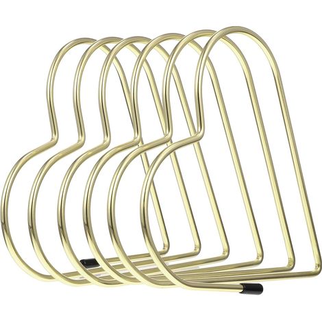 Buchstütze aus Metall Dekorativer Buchhalter in Gold
