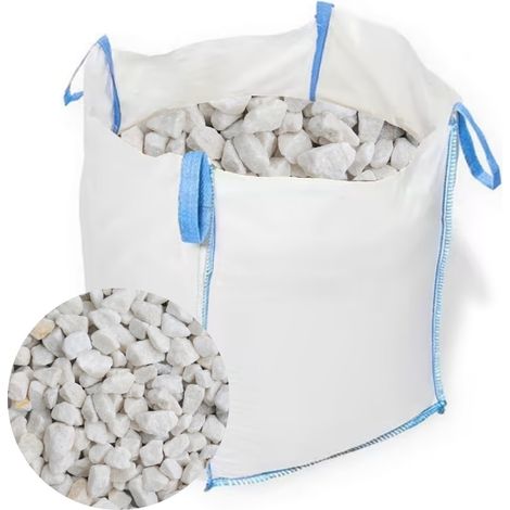 20mm Polar White Chippings Bulk Bag (800kg)