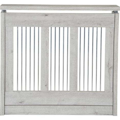 Cache-radiateur Cristian 3091 TOPKIT  largeur 90 cm Medium Cache-radiateur élégant Blanc Mozart