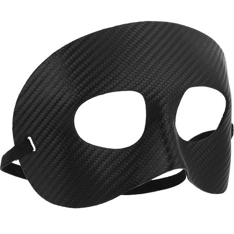 Nasenmaske Wm Männer mit Design Schwarze Atmungsaktivem für Aufprallschutz Fest Deko Party und Fussball Basketball und Fußballwettkämpfe (1/5)
