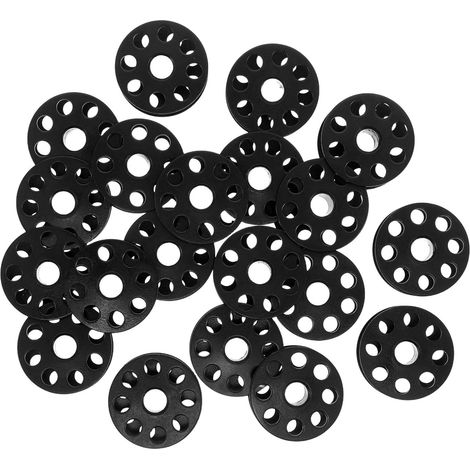 Canettes de Rangement de Coudre pour Lot Noir Machine Fer à 20pièces et Industrielle pour Entretien Fournitures de Couture à Domicile (1/5)