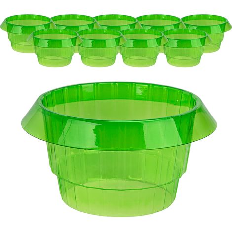 Schneckenschutzring 10Stk grün Ø22cm Pflanzenschutz ohne Chemie wiederverwendbar (1/5)