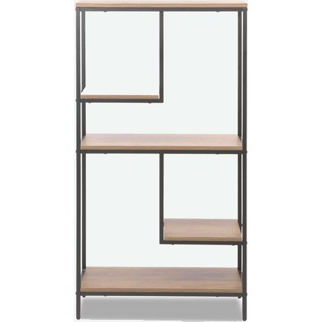 Partanna  Legno laminato e metallo - Marrone / nero (1/3)