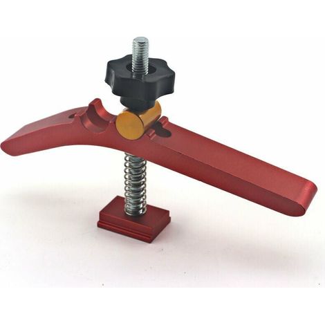 Serre-Joints à Vis Serre-Joint à une Main Alliage aluminium à Pince de Maintien à Rainure en T Ensemble de Pince à rail en T Outils de Travail du Bois (1/5)