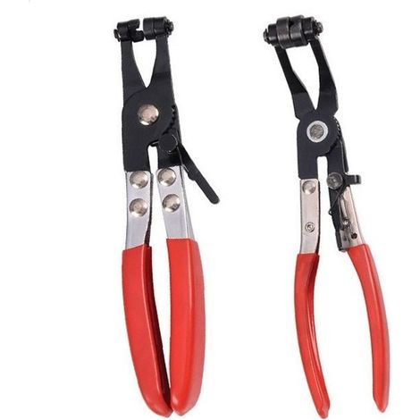 Pinces Colliers Colliers De Serrage Tube Click Bande Plate Voiture 45° 210mm (1/5)