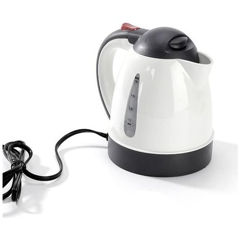 Bouilloire électrique de voiture 1000mL 12V 150W allume-cigare Portable pour voyage voyage blanc. (1/5)