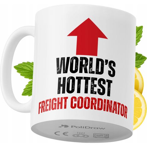 Lustige Kaffeetasse mit witzigem Textdesign für Frachtkoordinatoren – ideal für Geburtstage, Namenstage und Feiertage. Hochwertige Tasse für besondere Anlässe im Büro oder Homeoffice. Farbe: Weiß, 330 (1/5)