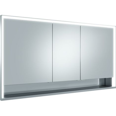 KEUCO Royal Lumos Spiegelschrank Wandeinbau 3-türig, kurze Tür, (1/2)