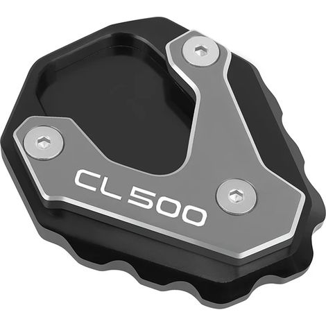 (Titanium-CL500) Compatible avec Honda CL500 300 2023 2024 CBR650F. Support de béquille latérale, extension de béquille, coussinet agrandi, Silver Wing GT 400 600 01-17 maxpower (1/4)