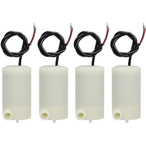 Set mit 4 Mini-Tauchpumpen 3V/5V DC für Aquarium + DGI (1/5)
