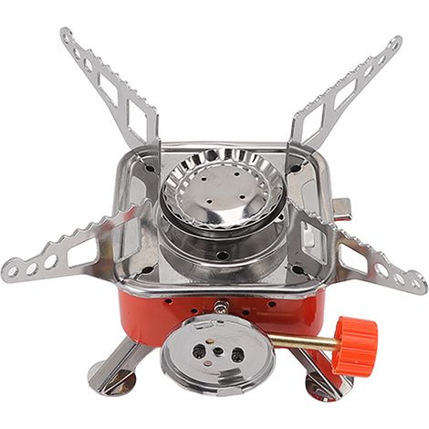 Réchaud à gaz pliable mini quadruple pour camping et pique-nique, réchaud à gaz portable (1/5)