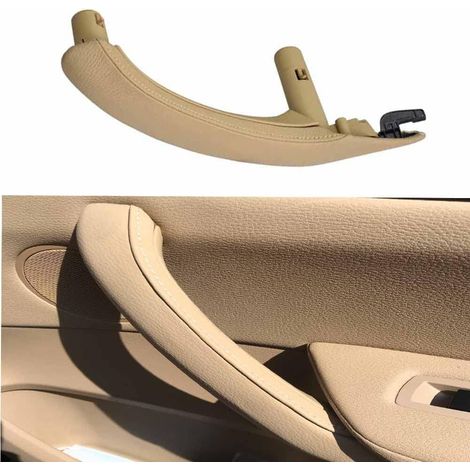 Cuir Beige Poignée de porte interne pour B-MW X3 F25 X4 F26 2010-2016 (Droite-1) (1/5)
