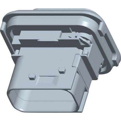 TE Connectivity Buchsengehäuse-Platine HDSCS, MCP Polzahl Gesamt 12 1-1564520-1 1 St.