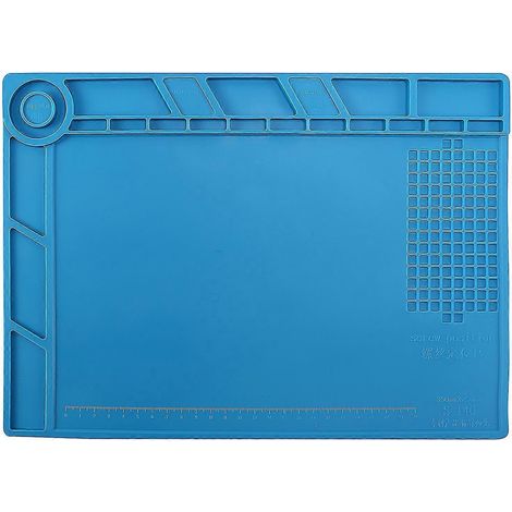 Tapis de soudure magnétique isolant en silicone S-140, tapis de réparation magnétique, tapis de travail résistant à la chaleur 932f (1/5)