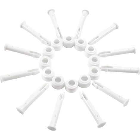 12 Pièces Goupille en Plastique,Pièces Détachées Piscine,Goupille en Plastique Piscine,pour la Plupart des Piscines à Cadre - Piscine Rectangulaire/Ronde (5,5 cm / 2,17 Pouces) (1/5)
