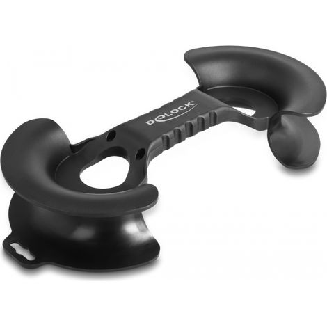 Delock Enrollador de cables 250 x 115 mm negro