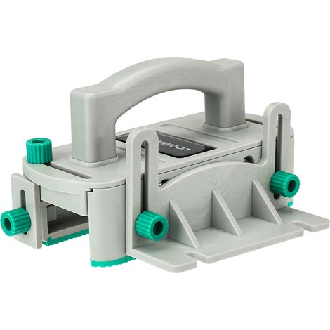 3D-Tischkreissägen-Schiebeblock, Sicherheitswerkzeug, technischer Kunststoff, 140 x 215 x 125 m, rutschfeste Griffe, Präzisionssteuerung, Schiebelineal für die Holzbearbeitung