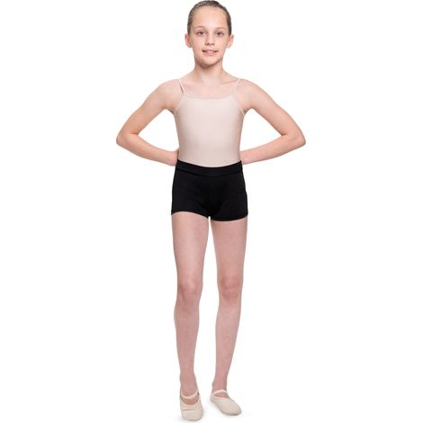 Egina - Gymnastikshorts für Jugendliche, schwarz Egina Gymnastikshorts für Tanz, schwarz, Größe 146/152 (1/5)