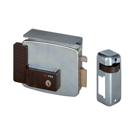 Serratura elettrica per cancello 12V, entrata 70 mm, mano sinistra SX 11721-70-2 CISA