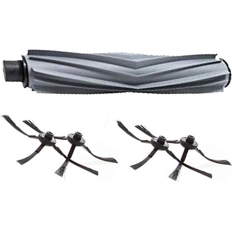 VUSZR BLUELIRR Accessoires Brosse principale & Brosses latérales pour aspirateurs Robot AMIBOT Animal H2O & Animal Comfort H2O(1 Brosse Principale + 4 Brosses Latérales)
