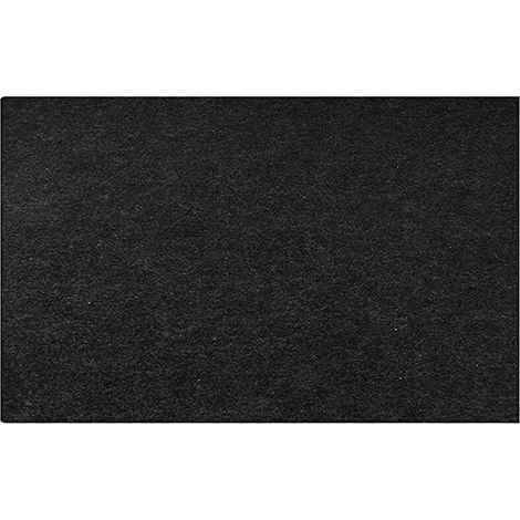 Tapis de cheminée ignifuge 100 x 120 cm Tissu polyester PUC antidérapant Protection contre étincelles et cendres (1/4)