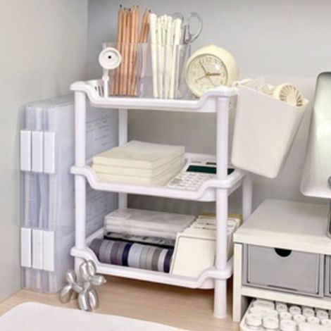 3-stufiger, abnehmbarer und multifunktionaler Möbelorganizer für Bad, Küche und Büro