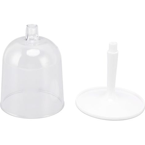 Verre à vin pliable portable incassable transparent en plastique détachable pour camping extérieur voyage blanc (1/5)