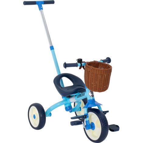 Banc rembourré, bleu, antidérapant, avec panier, avec repose-pieds, pour 2 à 5 ans, pour salon chambre entrée, assise confortable (1/5)