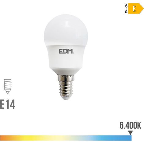 edm LED-Lampe Sphärisch E14 8,5W Transparent 940 Lumen (1/3)