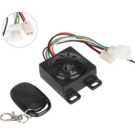 Dispositif antivol avec haut-parleur Bluetooth pour véhicule électrique, antivol à télécommande pour tricycle, antivol intelligent pour moto électrique 4872V (1/5)