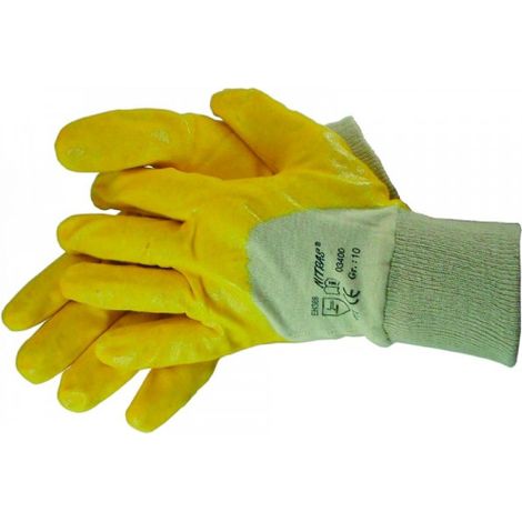 Handschuhe "Nitril", Gelb 11 (1/2)
