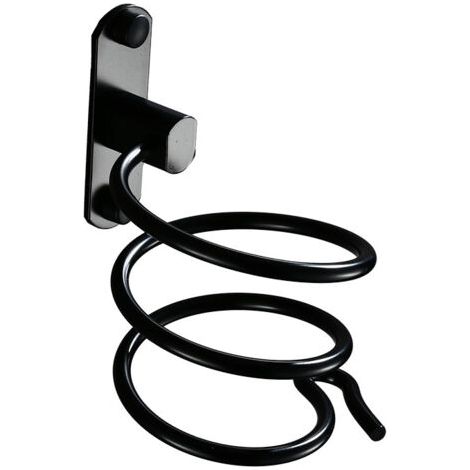 BUNTHAUS Wandmontierter Haartrocknerhalter und Organizer, einfach zu installieren, platzsparende Lösung für Schlafzimmer und Badezimmer, ideal zum Halten von Haartrocknern, Glätteisen und Lockenstäben (1/3)
