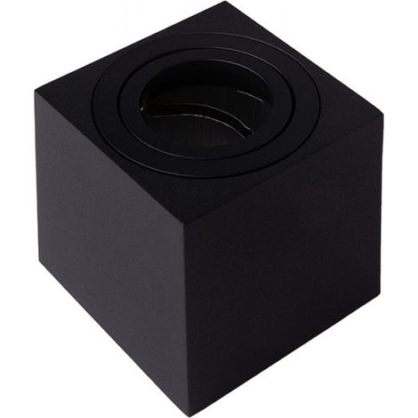 Spot plafone quadrato nero orientabile GU10 35W Ecolight (1/2)