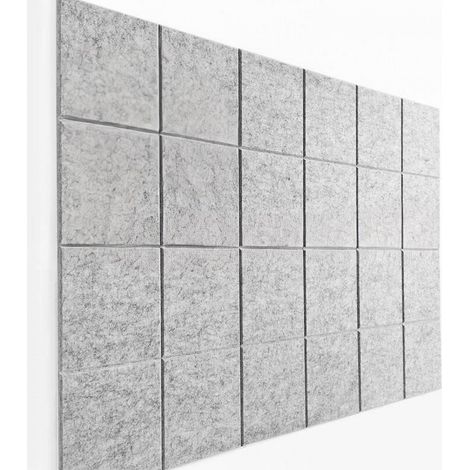 panneaux insonorisants en de découpables autocollants adaptés aux bureaux et studios - cm x 12 30 fibre polyester (1/5)