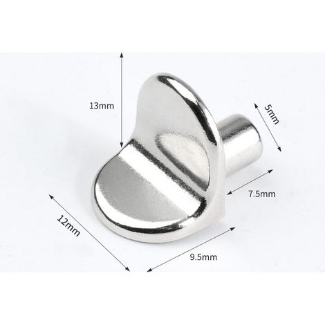 20 Metallregalträgernägel, L-förmige Schrankträgernägel (silber) (1/3)