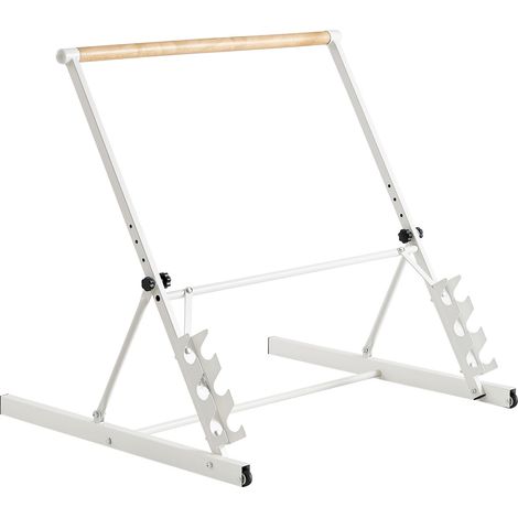 Mophorn Sbarra da danza classica pieghevole e indipendente, ideale per stretching e allenamenti di pilates, con altezza regolabile e dimensioni di 1048 x 870 x 950 mm