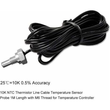 PA Sensor de temperatura de sonda especial de acero inoxidable (1 metro) (1/4)