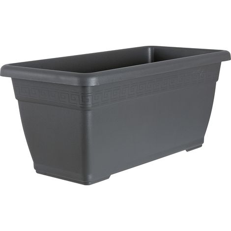 Geli Pflanztrog PLATO Anthrazit 60 x 30 cm - Kunststoff