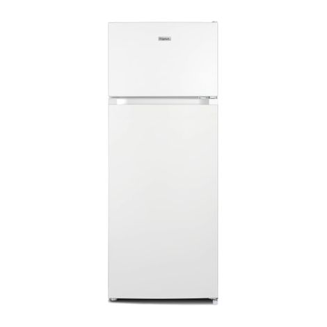 Réfrigérateur 2 portes 211L – Statique – Classe E – Dimensions H 142.8cm x L 54cm x P 55.1cm – Idéal pour espaces réduits – Frigelux (1/3)