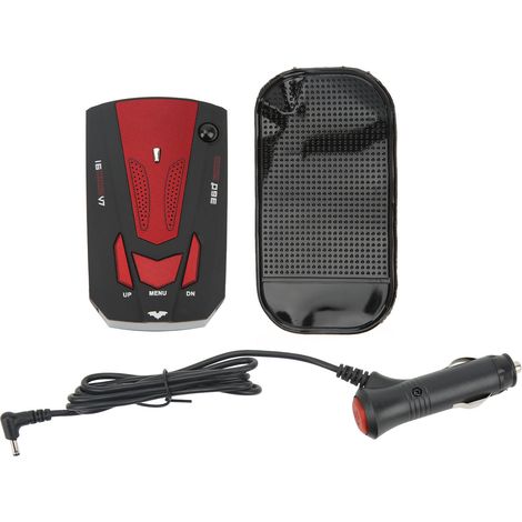 Détecteur radar voiture 360° protection électronique chien radar indicateur vitesse testeur rouge (1/5)