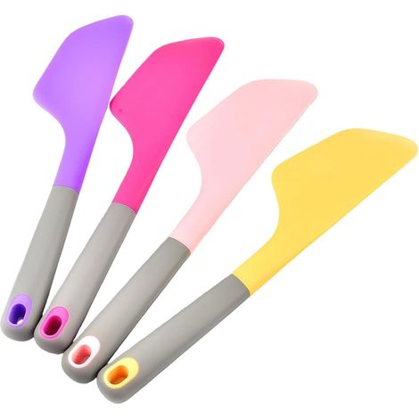 Ensemble de 4 ustensiles en silicone résistant à la chaleur pour la décoration de gâteaux, ... (1/5)